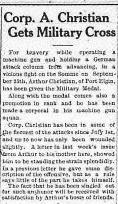 The Port Elgin Times, December 6, 1916